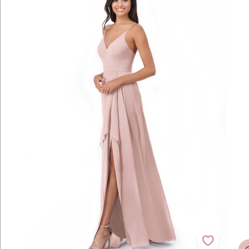 Azazie Colette Dress in Dusty Rose